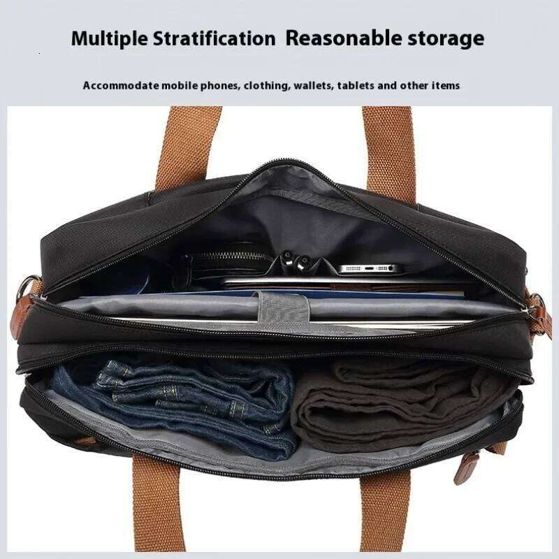 New 15.6/17.3Inch Laptop Portable Fashion Travel Business Backpacks Nylon Waterproof Student Backpack
