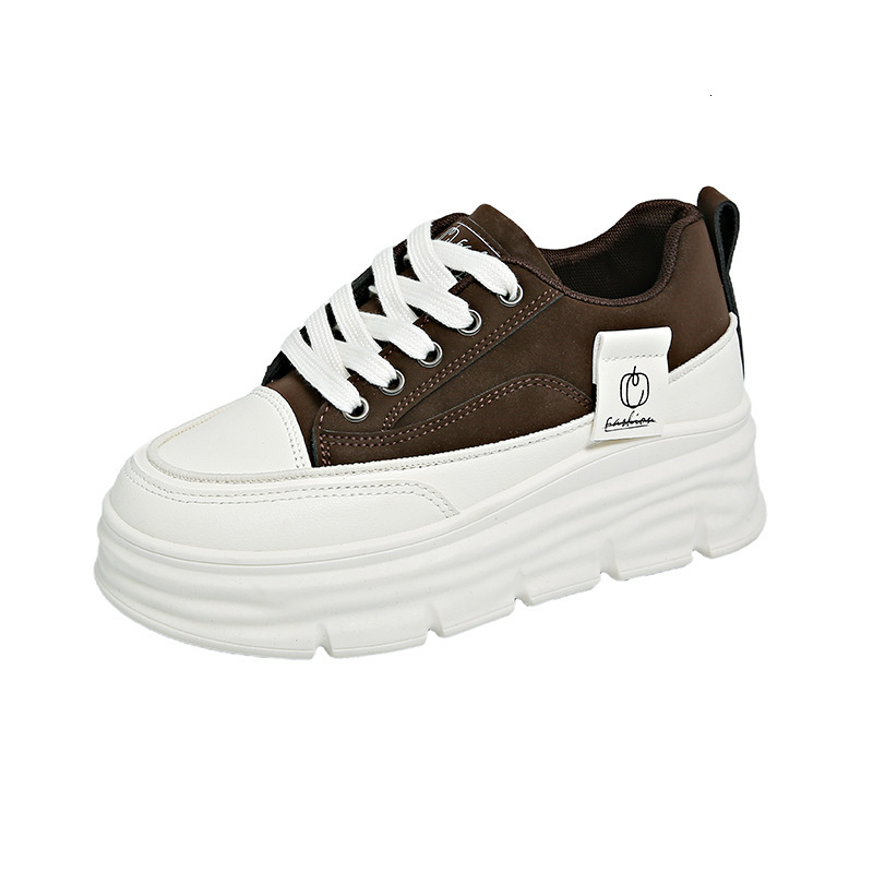 Ddmysports Thick Soled White Sneakers Women Spring New Korean Ins Style Casual Sports Versatile Board Shoes For Female Students Street Photography Cy 