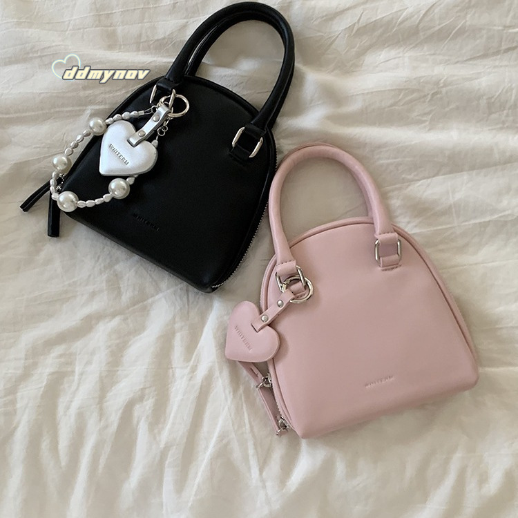Rourou Chen Whiterm Korean Niche Design Women's New Cute Handheld Shell Single Shoulder Crossbody Small Bag ddmynov