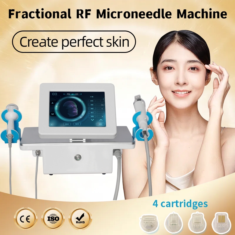 Gold Micro-needle RF Instrument for Beauty Salons, Wrinkle Lightening, Skin Rejuvenation, Firming and Lifting, Multi-functional Anti-aging Beauty Inst