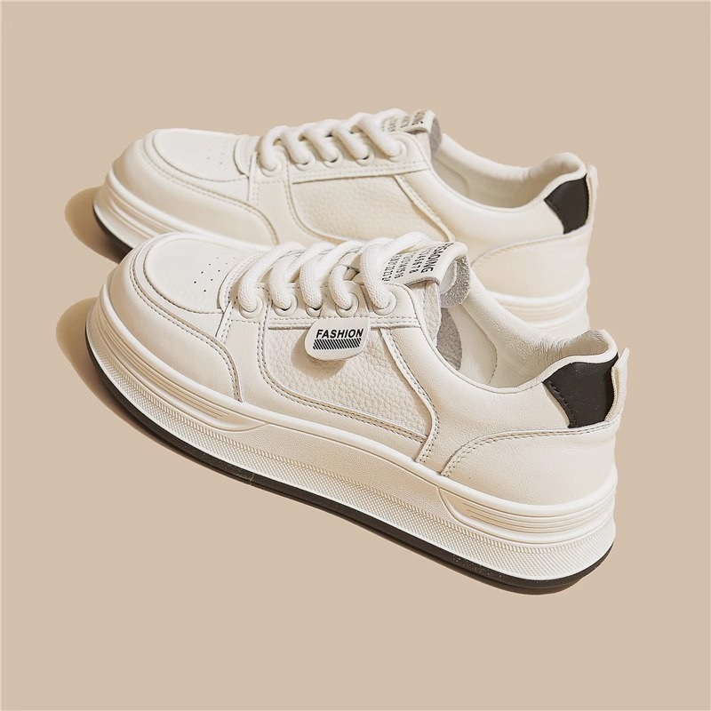 Ddmysports New Thick Soled White Sneakers For Women Spring And Summer Height Increasing Versatile Casual Sports Shoes Outdoor Shoes