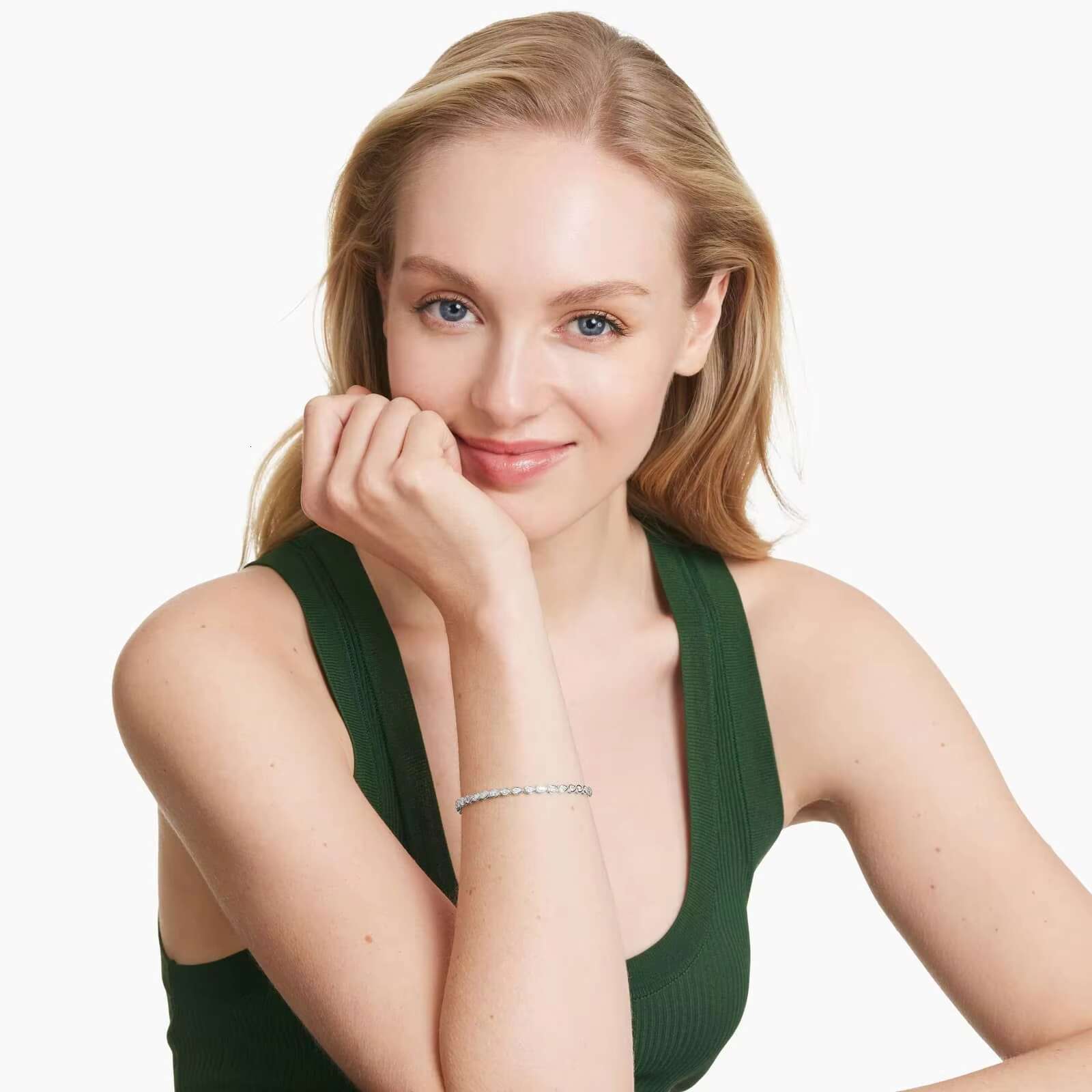 Trendy 3 MM Moissanite Diamond Tennis Bracelet 925 Silver/10K Gold for Children for Everyday Wear Celebrations Gift For Woman