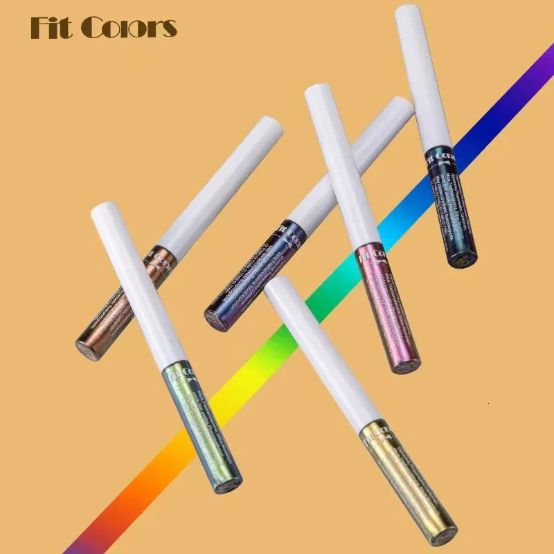 6 Color Chameleon Liquid Eyeliner Waterproof Long Lasting Diamond Glitter Metallic Shiny Eyeshadow Phantom Stage Makeup Cosmetic 250614
