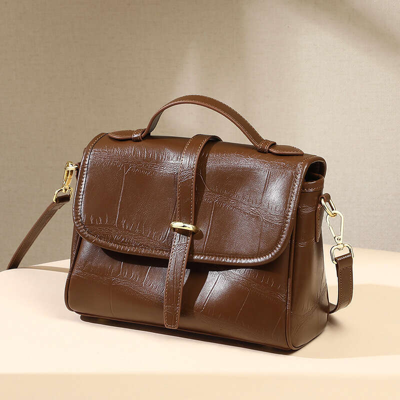 New Women S Niche Design Crossbody Handbag Genuine Leather Fashion Summer Shoulder Messenger Bag