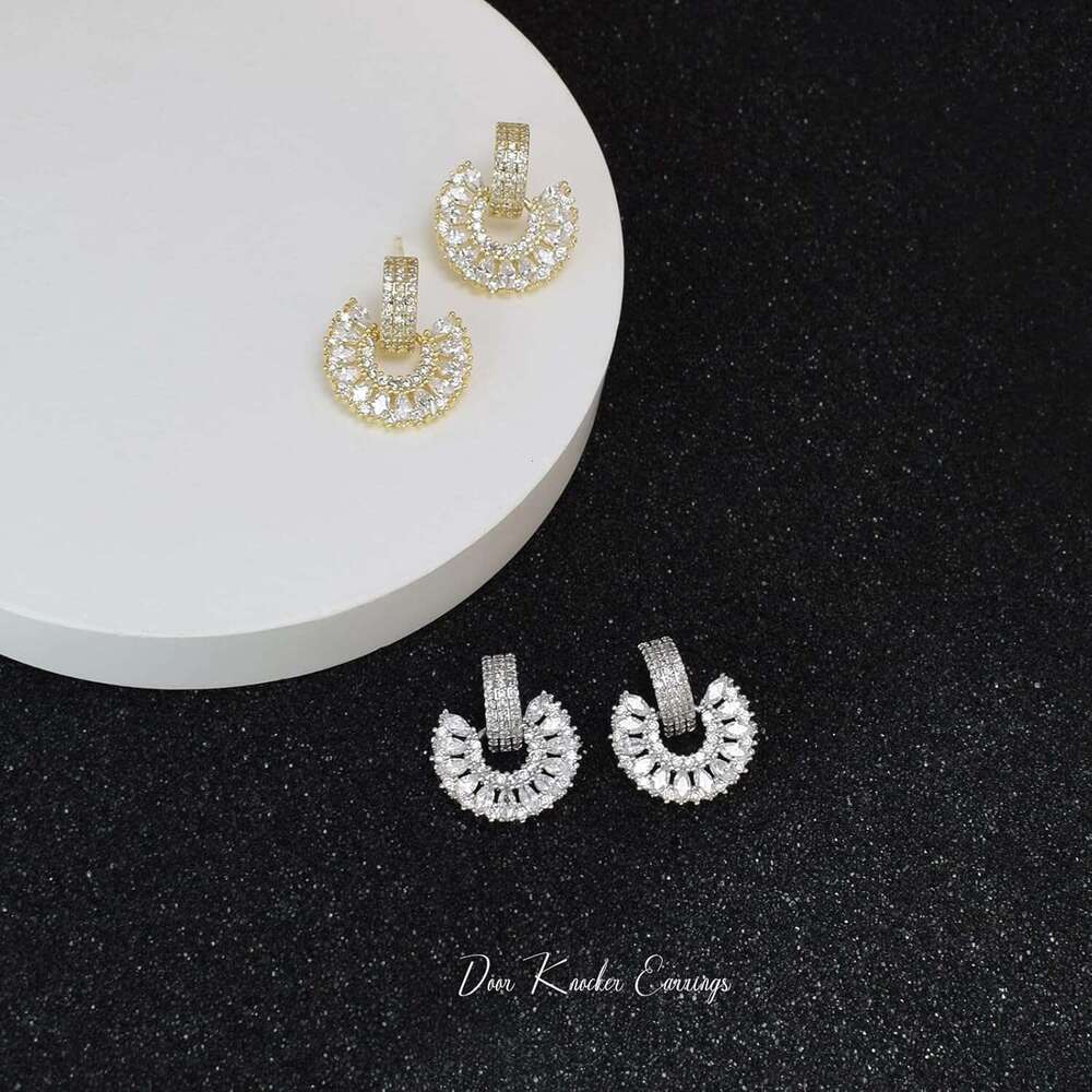 stal Knot Women, Gold Geometric Drop Dangle Earrings for Prom Wedding Bridesmaid Jewelry Gift