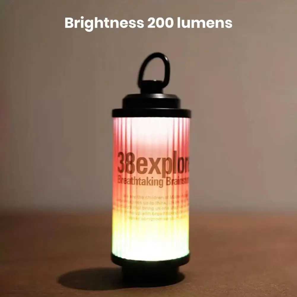 Camping Light Multi-function Light Super Bright Rechargeable Camping Lantern with High Lumens LED Lamp Waterproof for Outdoor W250613