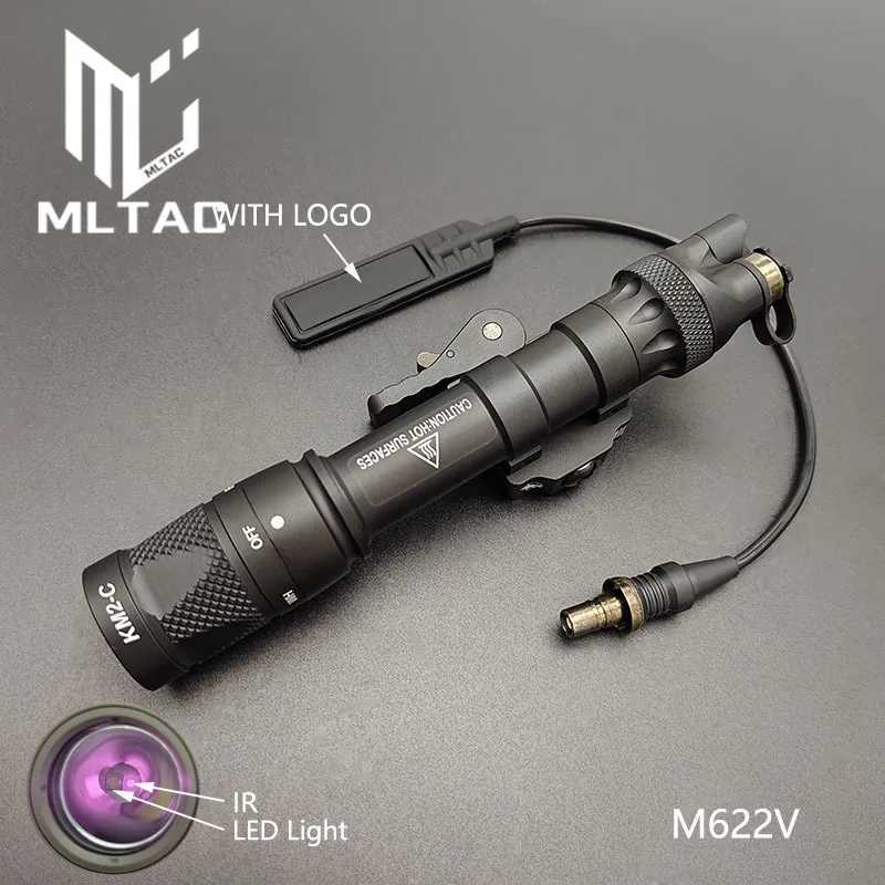 Tactical M323V M622V IR Fill Light Flashlight Dual Function Pressure Switch Scout Light Infrared lighting M300 M600 Weapon LightXJ250613