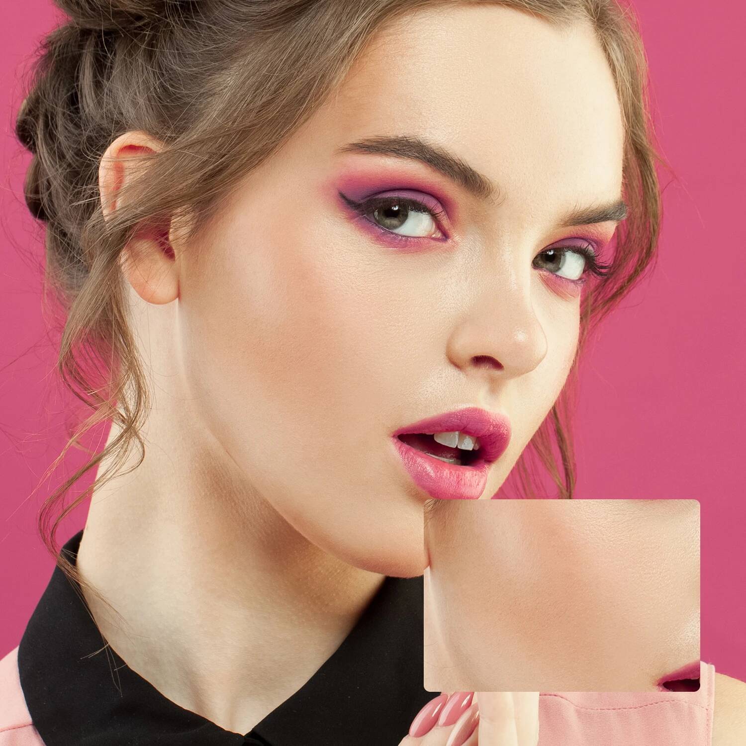 CATKIN Eyeshadow Blush Full Matte Shimmer Glitter High Pigmented Face Highlighter Shading Powder