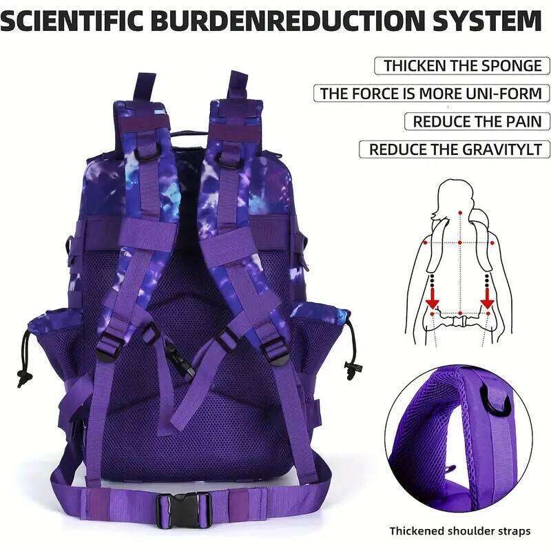 45L Tactical 3P 3 Days Assault Outdoor Backpack Waterproof Climbing Rucksack Camping Hiking Hunting Mochila Bag