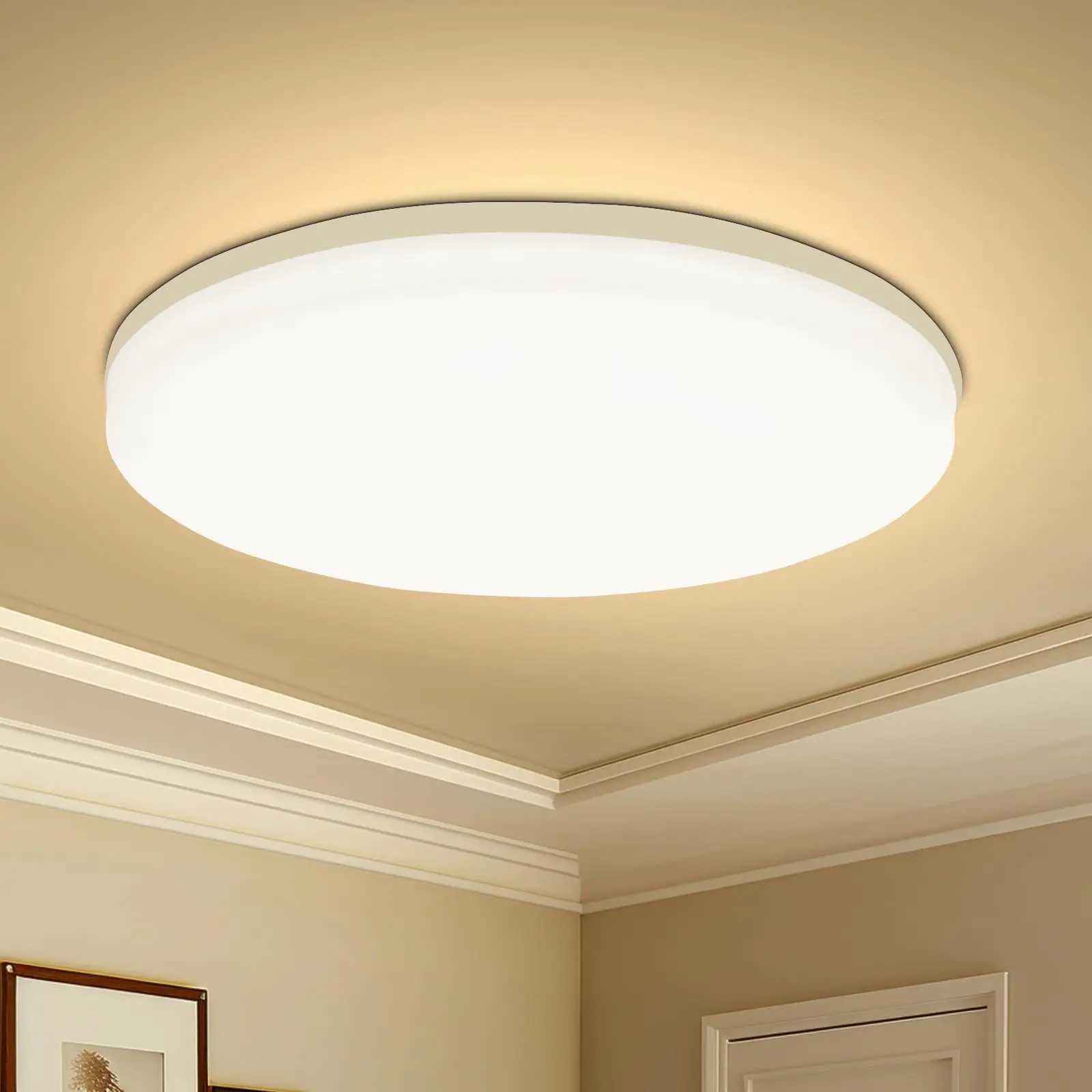 Modern LED Ceiling Lamp Household Energy-Saving Bedroom Lamp Round Suitable for Living Room and Bedroom Area LED Indoor Light XJ2500613