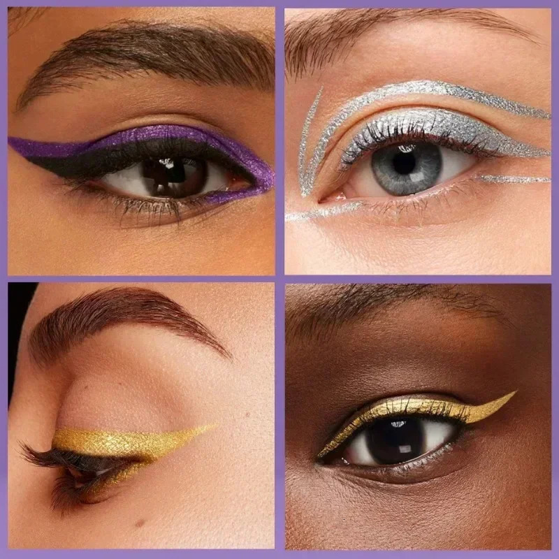 Pearlescent Eyeliner Stick Pen Glitter Eyes Shadow Waterproof Shimmer Eye Liner Pen Shiny High-gloss Cosmetics Beauty Make Up 250614