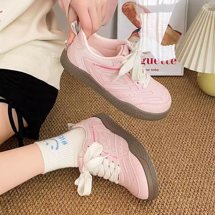 Ddmysports Korean Style Versatile Sneakers For Women New Summer Niche Design Sports Casual White German Training Shoes Outdoor Shoes