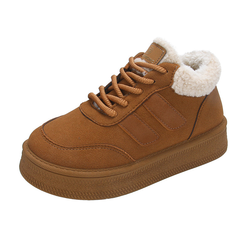 hot Free shipping designer Boots for woman cotton shoes winter new thick soled plush fashionable casual vintage snow boots