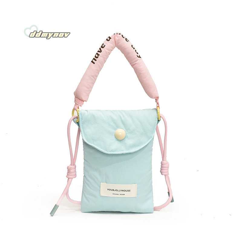 Korean Fashion Mini Phone 2025 New Dopamine Handheld Coin Purse Student Lightweight Shoulder Crossbody Bag ddmynov