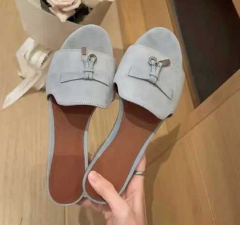 Hot selling summer womens shoes womens slippers leather flat slide sandals designer brand anti slip flip up womens slippers W2502414