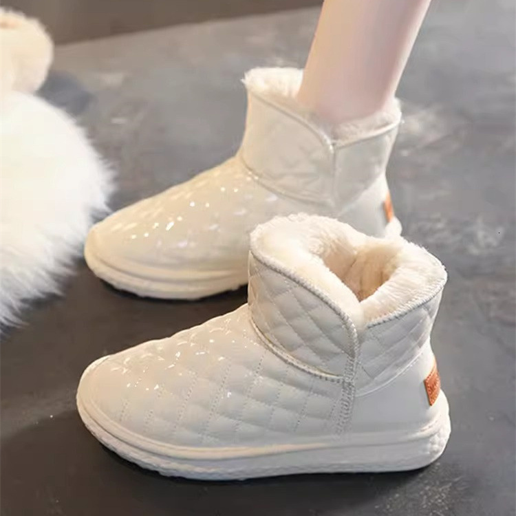 Ddmysports Snow Boots New Winter Versatile Waterproof Non Slip Thickened Fashionable Warm Cotton Women S Shoes Outdoor Shoes