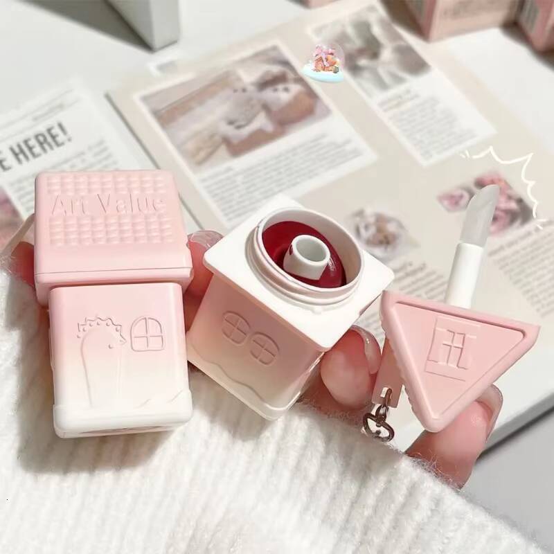 Matte Lipstick Berry Wine Soft Velvet Mud Korean Makeup Solid Gloss Non Stick Cup Lasting Moisturizing Light Lip Tint happy