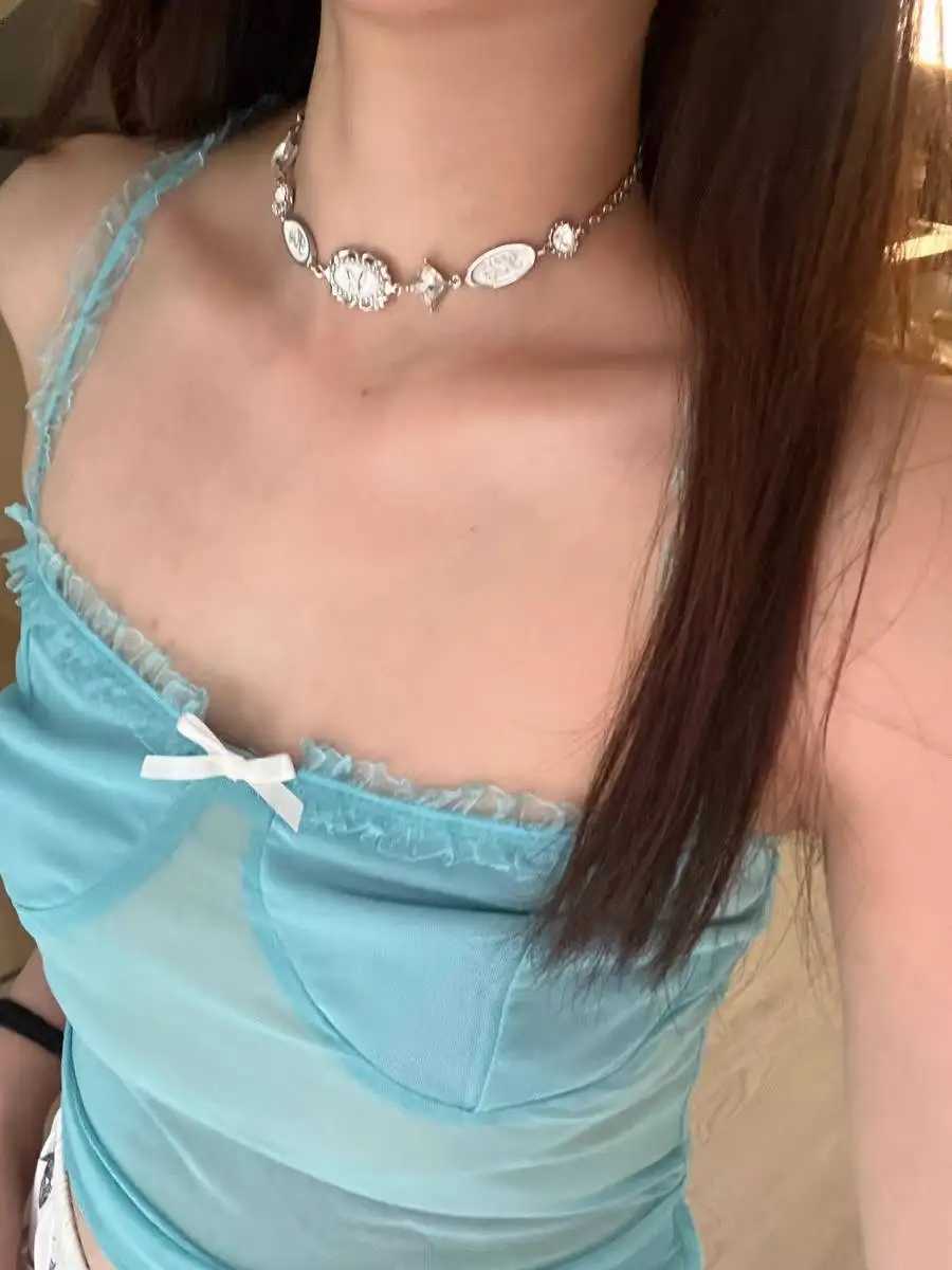 New Trendy Gothic Vintage Harajuku Butterfly Crystal Choker Pendant Chain Necklaces For Women Charm Y2K Accessories Jewelry Gift Z250614