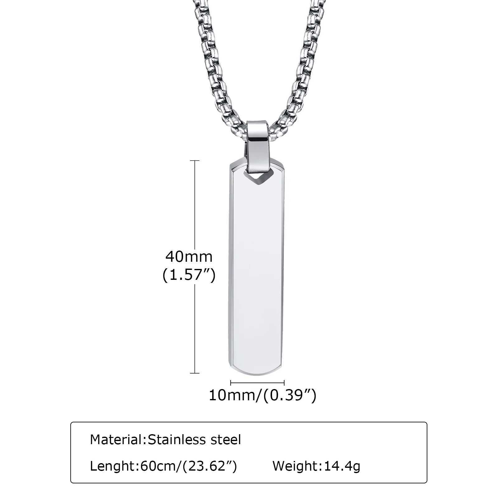 Vertical Bar Stacked Necklaces for Men Boys Stainless Steel Cuban Chain Twisted Rope Chain Collar Stylish Jewelry Sets Gifts Z250614