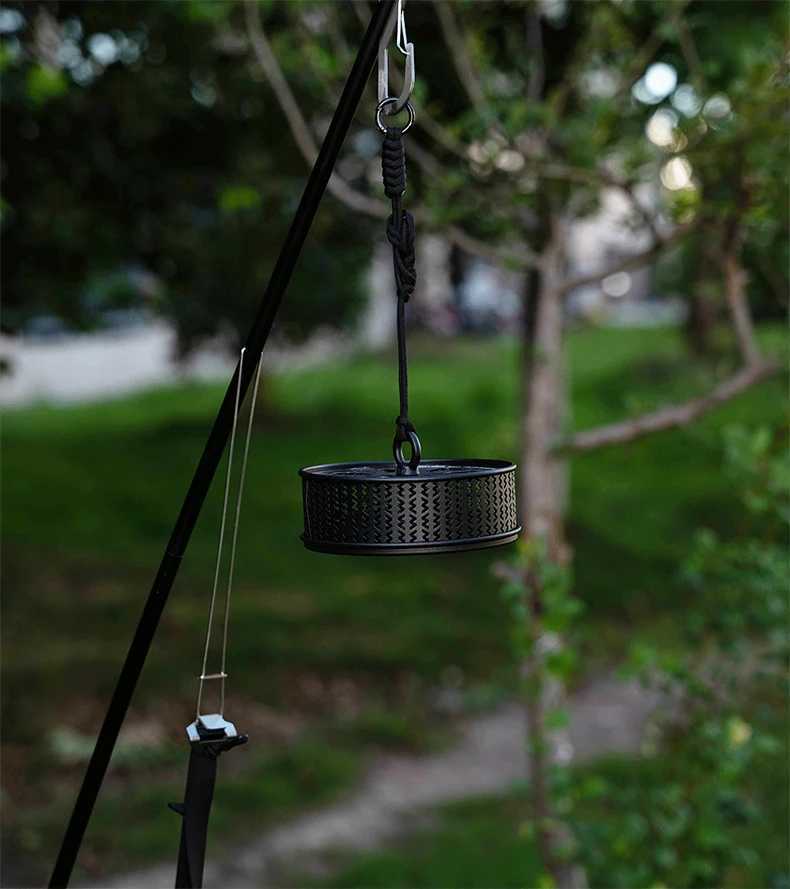 WELLHIKE Outdoor Portable Mosquito Coil Lightweight Hangable Fireproof Incense Burner Camping Fishing Summer Mosquito Repellent W250613