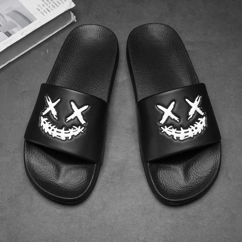 Soft Home Men Slippers Couple Summer Indoor Skid Proof Bathroom Slippers Sandals Hotel Color Men Flip Flops Flat Shoes Size 39-46 Z250614