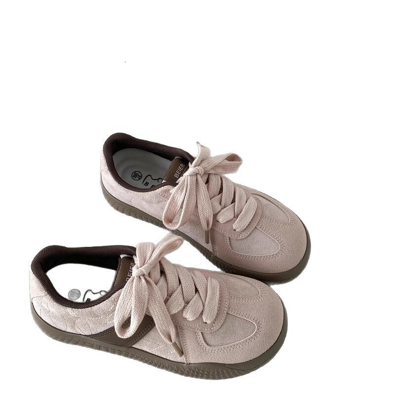 Ddmysports Spring Summer Thick Soled German Training For Women New Versatile Casual Bread Board Chic White Shoes Outdoor Shoes