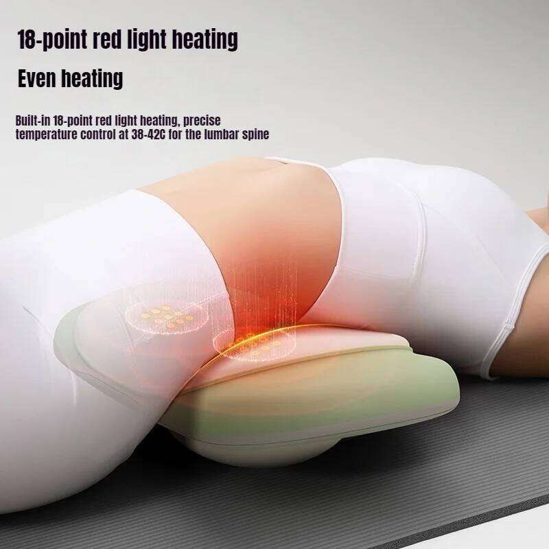 Jinkairui Waist Airbag Hot Compress Vibration Pulse Relieves Back Pain Home Lumbar Massager