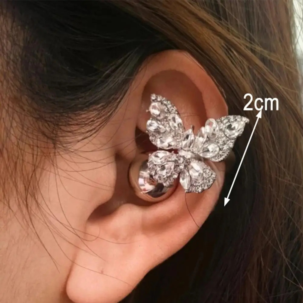 Rhinestone for Clip on Earbuds Open Ear Decorative Zirconia Earphone Accessories Removeable DIY Decoration 250610