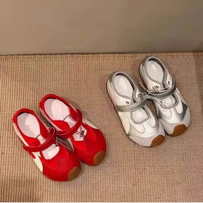 Ddmysheep Ddmysheep Self Retained Edition Red Mary Jane New Thin Ballet Sneakers Breathable Fashion Casual Single Shoes For Women Summer