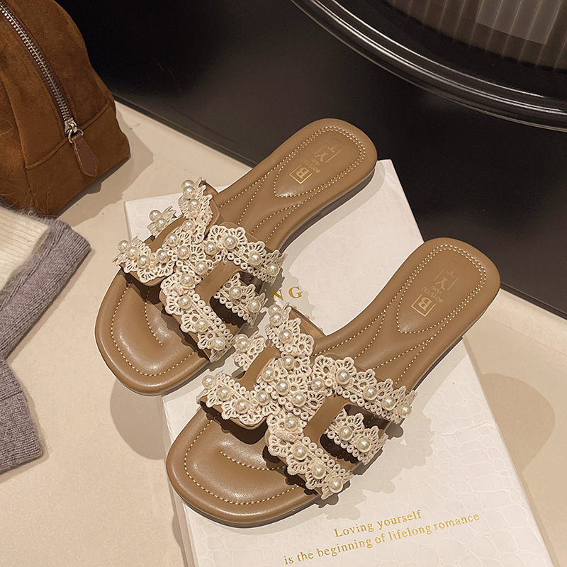 Ddmyoutdoor Women S Sandals New Summer Outdoor Fairy Style Versatile Flat Beach Slippers Outdoor Shoes