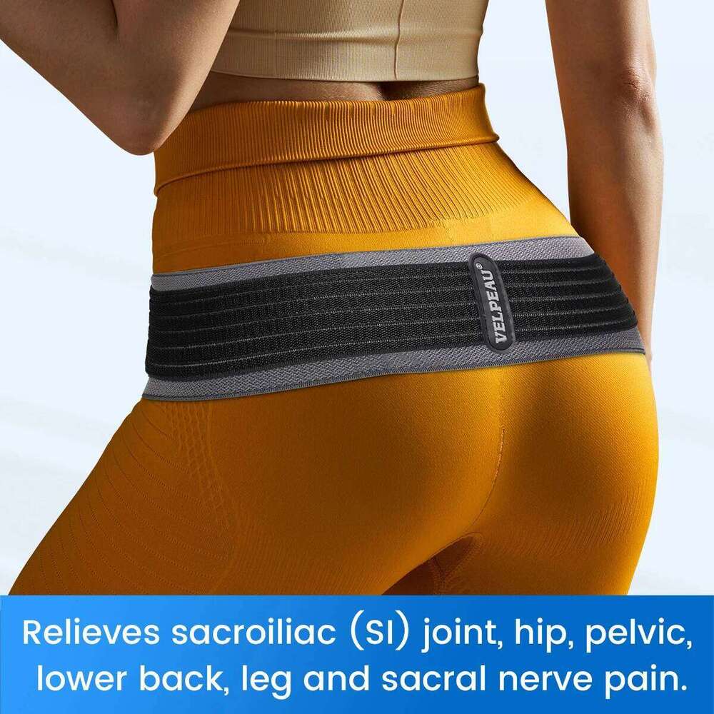VELPEAU Sacroiliac Si Joint, Hip, Peic, Lower Back, Leg Sacral Nerve Pain Relief, Peic Belt For Women And Men