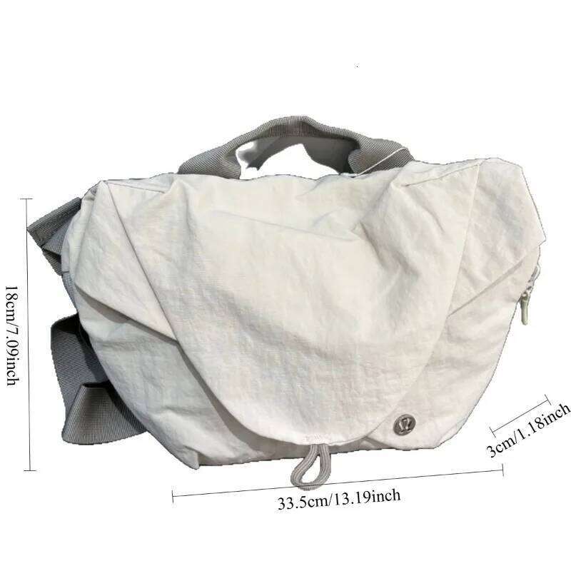 2025 new commuter magnetic leisure sports cross-body for men and women fiess pocket cycling bag tide