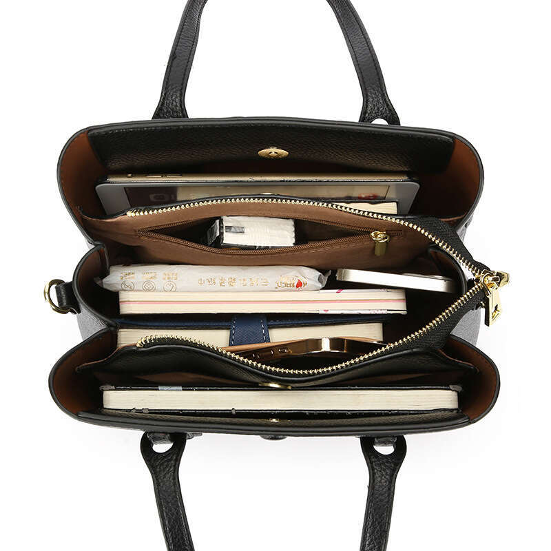 Tote Fashion Large Capacity Commuter Handbag Hot Selling Simple Soft Leather Women's Bag