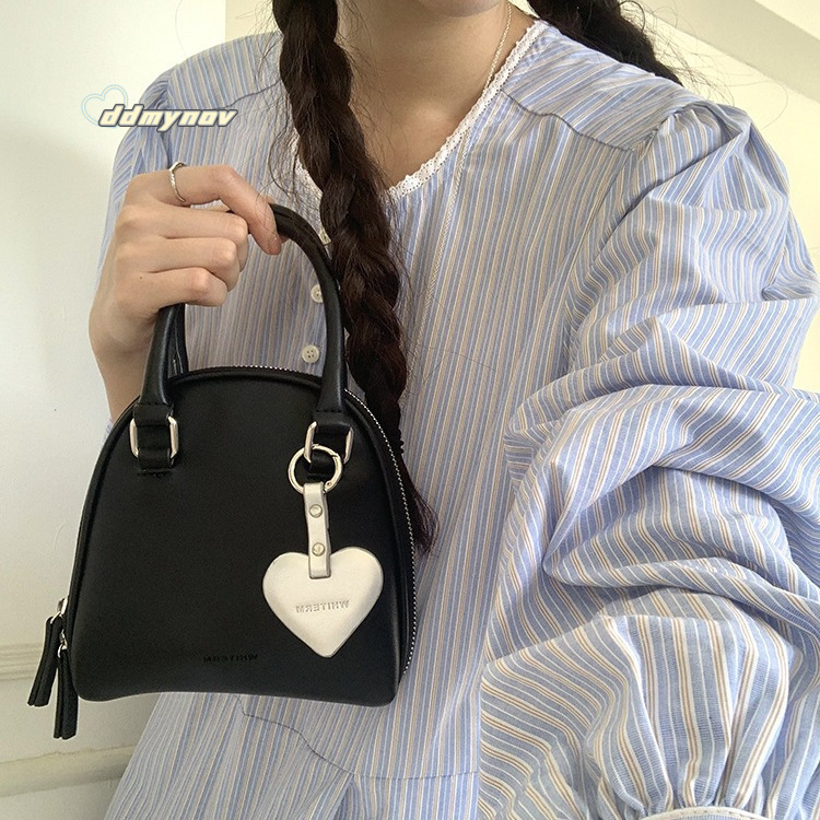 Rourou Chen Whiterm Korean Niche Design Women's New Cute Handheld Shell Single Shoulder Crossbody Small Bag ddmynov