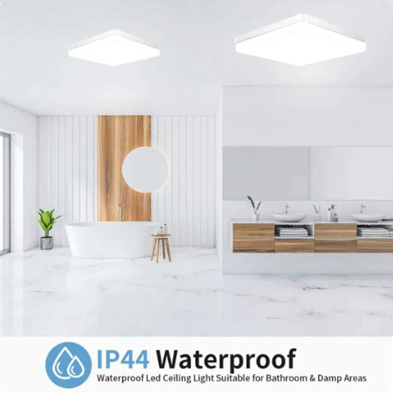 Ultra-thin Square LED Ceiling Light Bedroom Balcony Household easy to install Ceiling Lamps for room Home Decoration AC85-260V XJ2500613