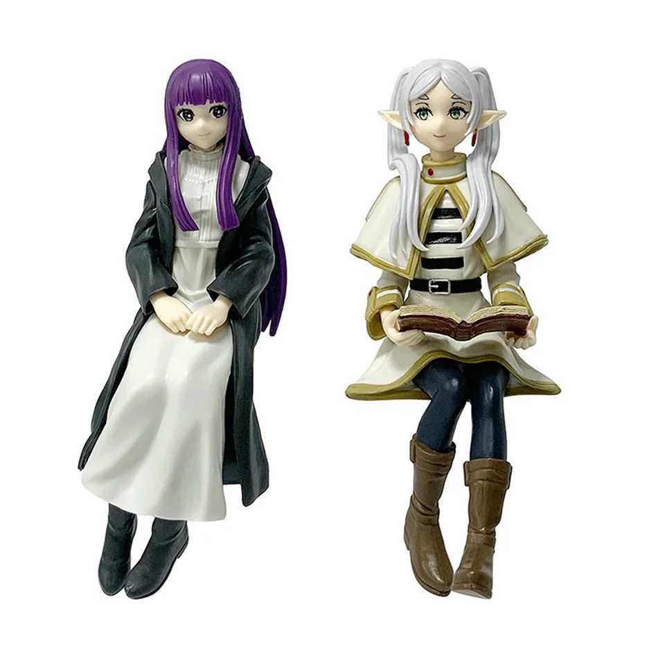 14cm Frieren Beyond Journeys End Anime Figure Sitting Fern Action Figures Frieren dle Stopper PVC Model Statue CollectionXJ250614