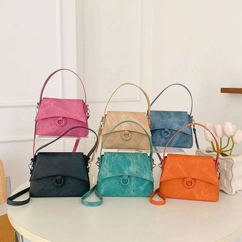 Spring Classic Casual Fashion Retro Everything Personality Gorgeous Design Women's Single Shoulder Oblique Span Bag