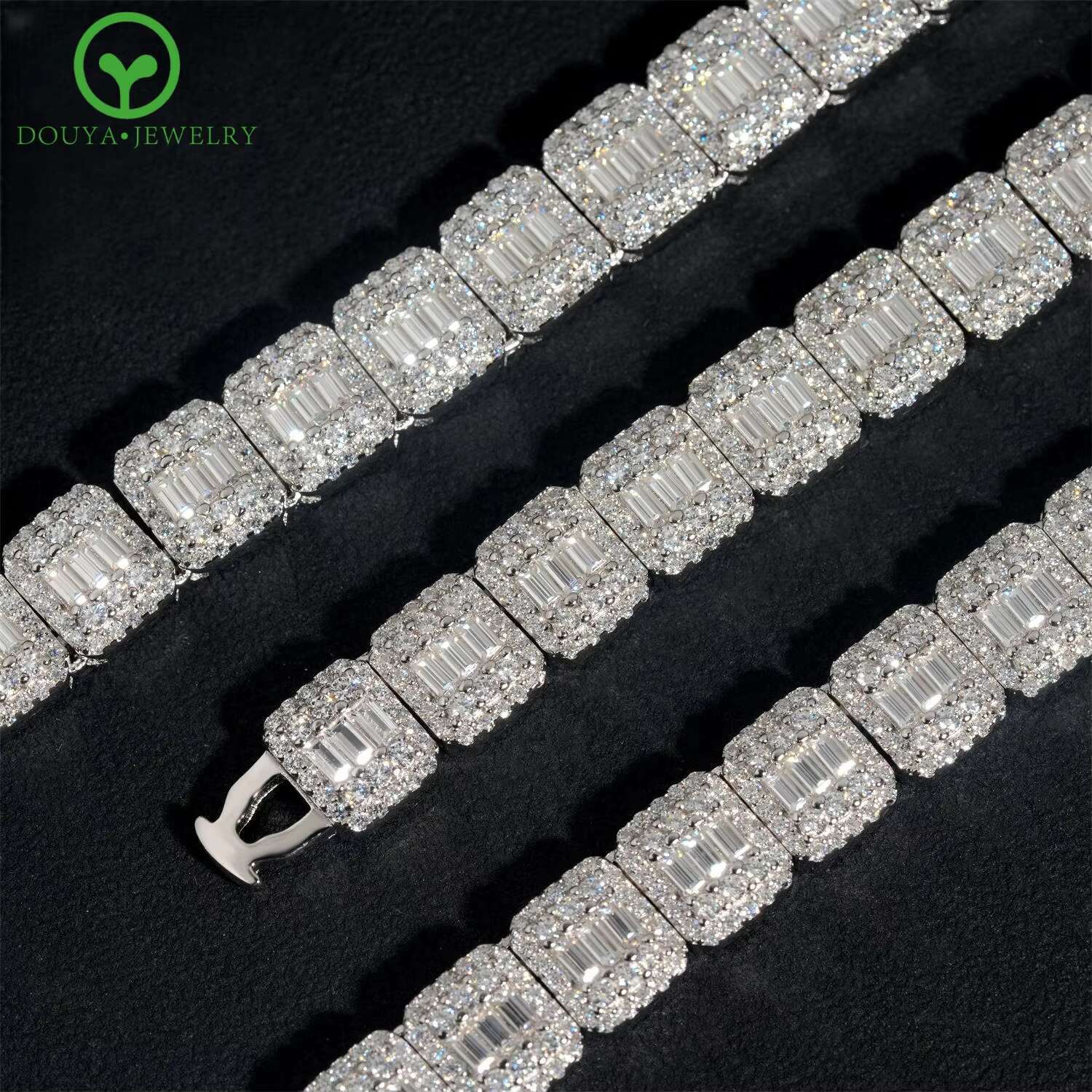 Luxury Designer Moissanite Necklaces with Secure Snap Clasp & High-Quality Craftsmanship
