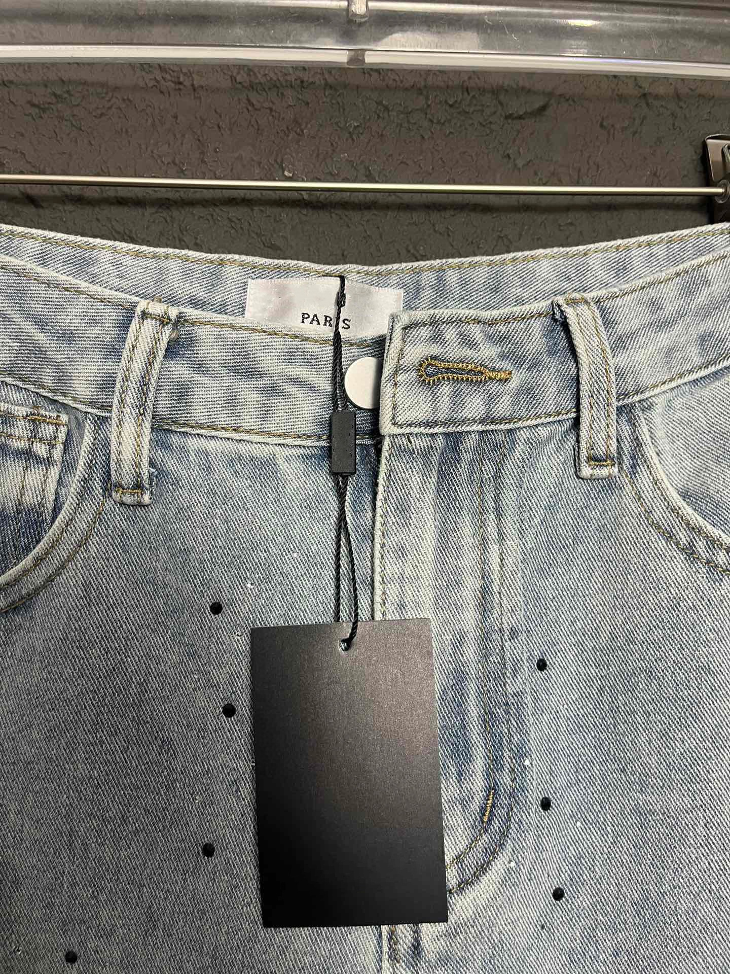 Jeans Womens Designer Rhinestone Trouser Legs Open Fork Tight Capris Denim Trousers Add Fleece Thicken Warm Slimming Jean Pants Brand