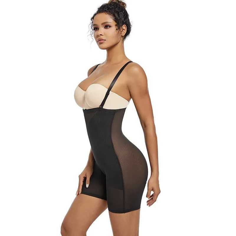 Light Shapewear Bodysuit Waist Tummy Control Body Shaper Women Slimming Underwear Thin Breathable XJ250614