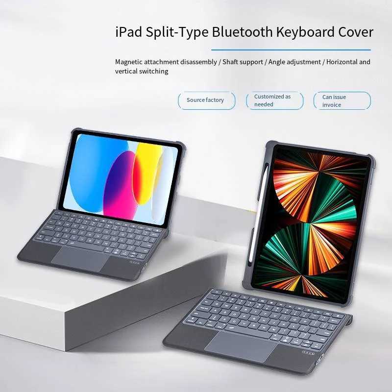 Detachable Backlit Keyboard Case for iPad Air 11 13 2024 iPad 10.2 7/8/9Th 10Th Gen 10.9 Air 4 5 Pro 11 12.9 Magnetic Cover X2506141