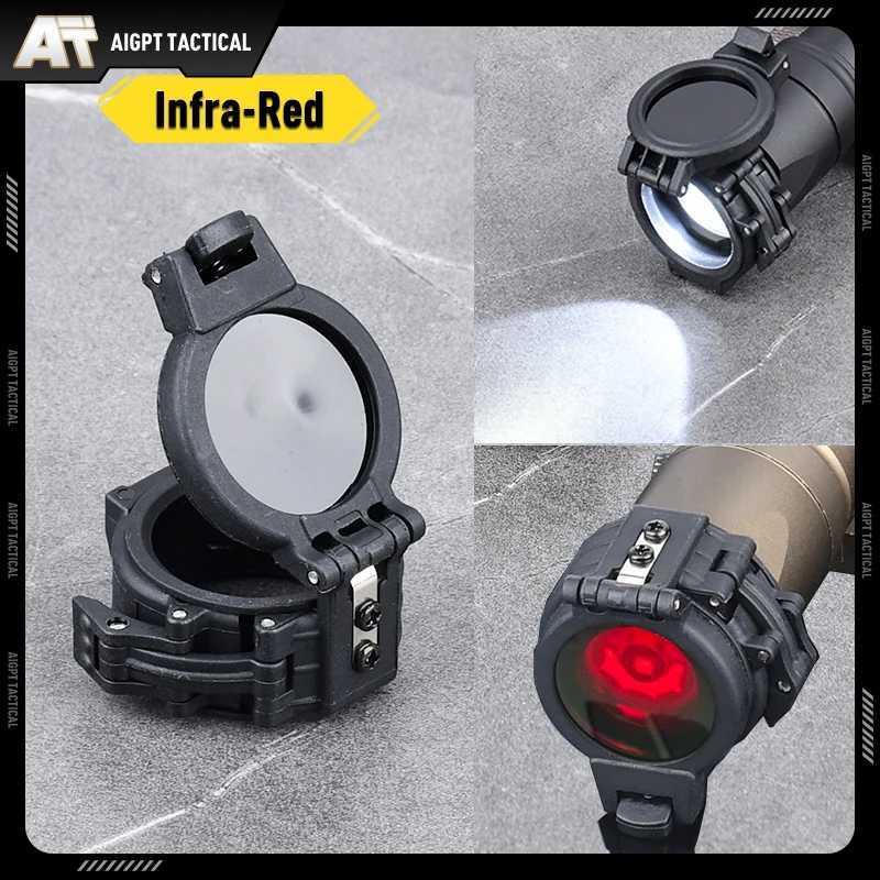 WADSN Tactical SF M300A Flashlight LED Scout Light With IR Fill Protector Cover For M300B M600B M300A M600C Hunting Accessories XJ250613