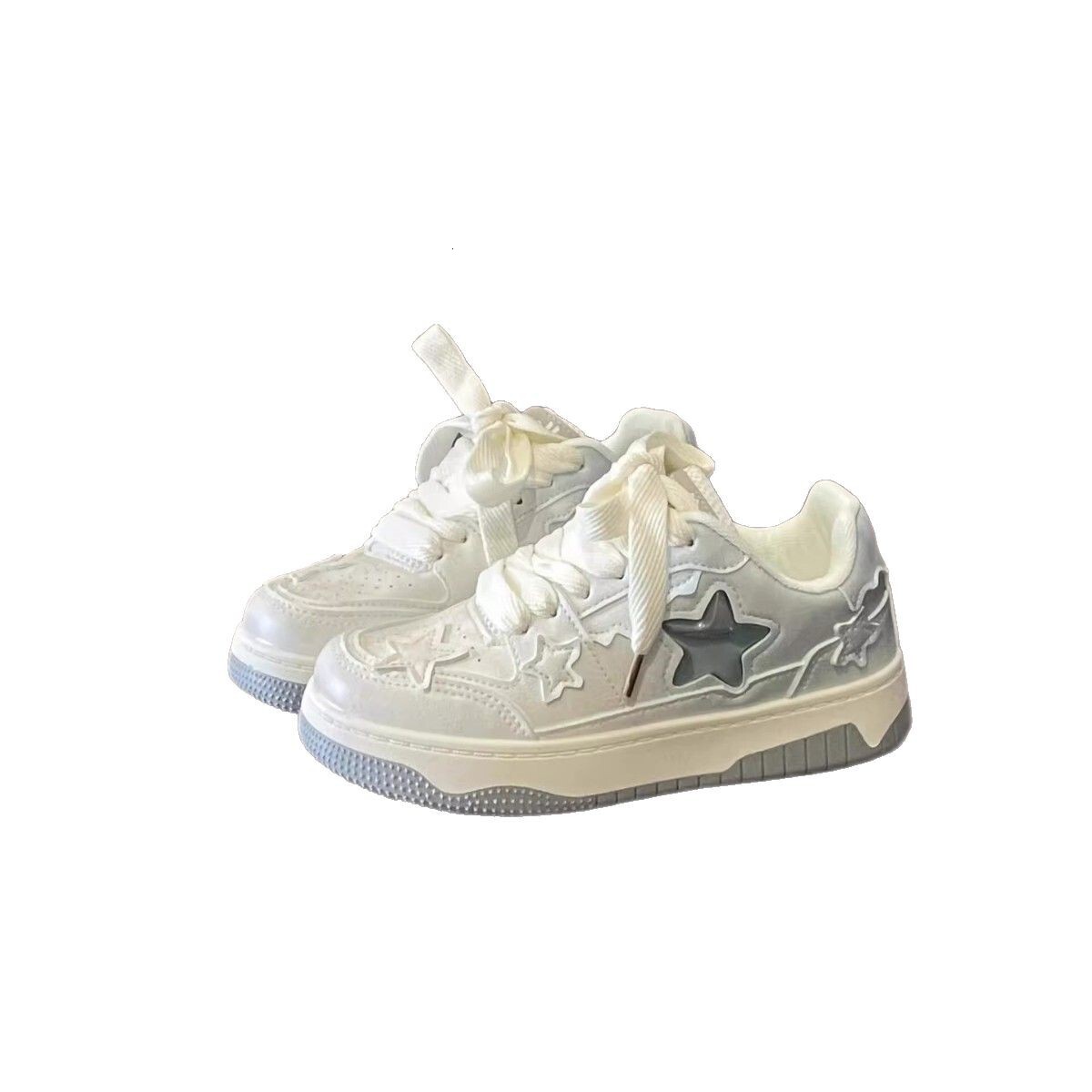 Ddmysports Korean Style Niche Thick Soled Sneakers For Women Ins Trend Autumn New Versatile Sports Casual White Shoes Outdoor Shoes