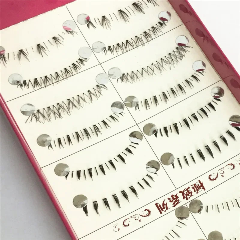 10 Pairs Lower Eyelashes Pack Different Styles Under Eye Lashes Soft Lower Eyelashes Handmade Clear Band Bottom Lashes 250614