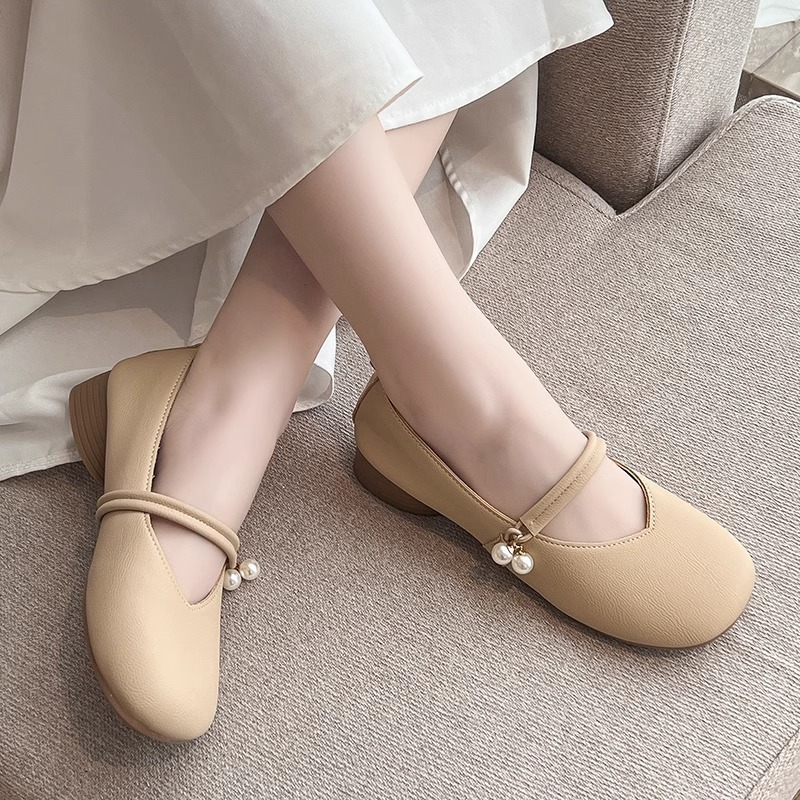 Ddmysports French Style Elegant Women S Shoes Spring New Gentle Lady Versatile Loafers With Skirts Low Heel Moccasins Outdoor Shoes