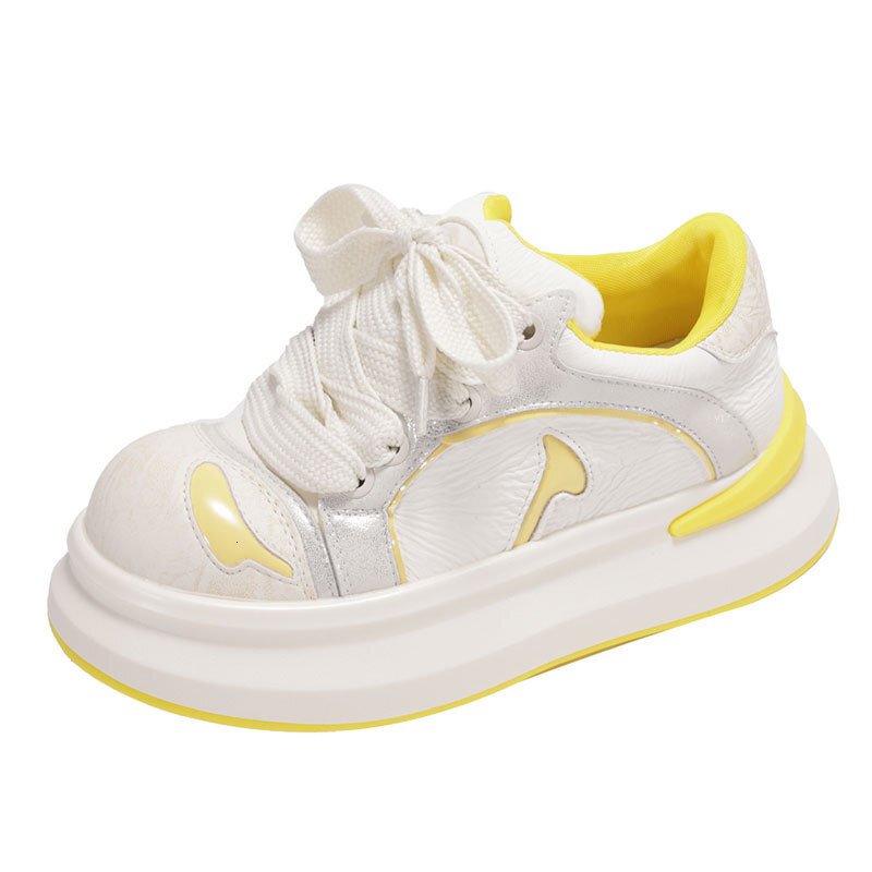 Graffiti Niche Design Sneakers for Women, White Shoes, 2025 Spring/Summer New Color-Block National Trend Casual Designer casual shoes Sports Shoes