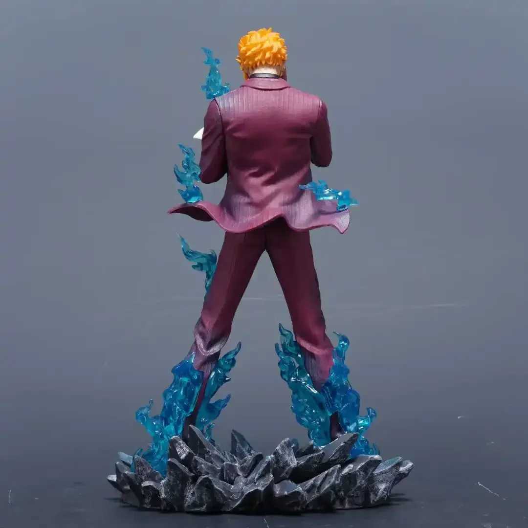 25cm/9.8inch One Piece anime character smoking Sanji PVC Action Figure Model Statue Decoration Collection Toys Birthday GiftXJ250614
