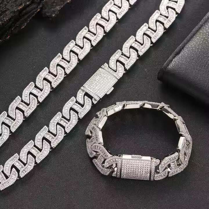 3 MM Moissanite Diamond Hip Hop Bracelet Silver/10K Gold With Micro Setting for Womens Everyday Wear Celebrations Perfect