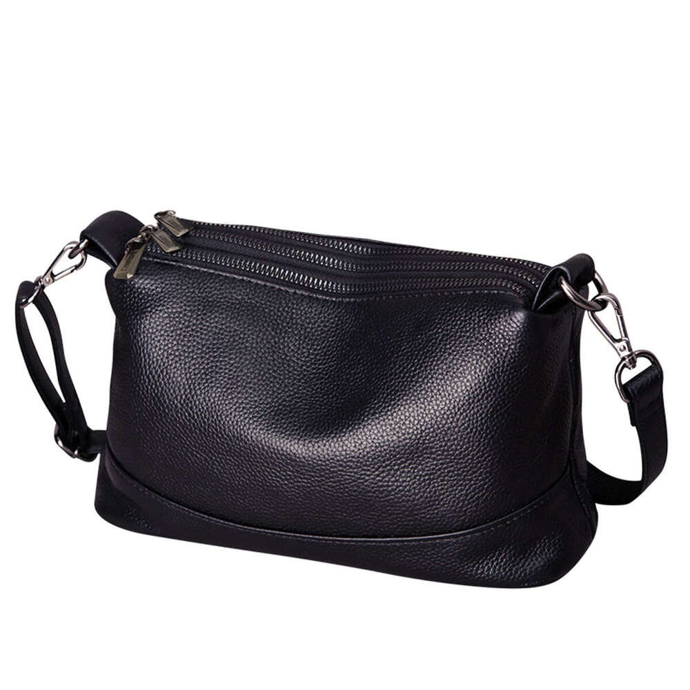 Top Layer Cowhide Women S Mom Middle Aged Casual Versatile Shoulder Light Luxury Niche Crossbody Bag Bags