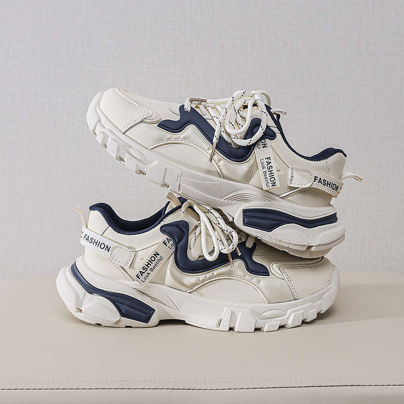 Ddmysports Women S Sneakers Autumn New Breathable Ins Korean Style Versatile Thick Soled Casual Dad Shoes Outdoor Shoes